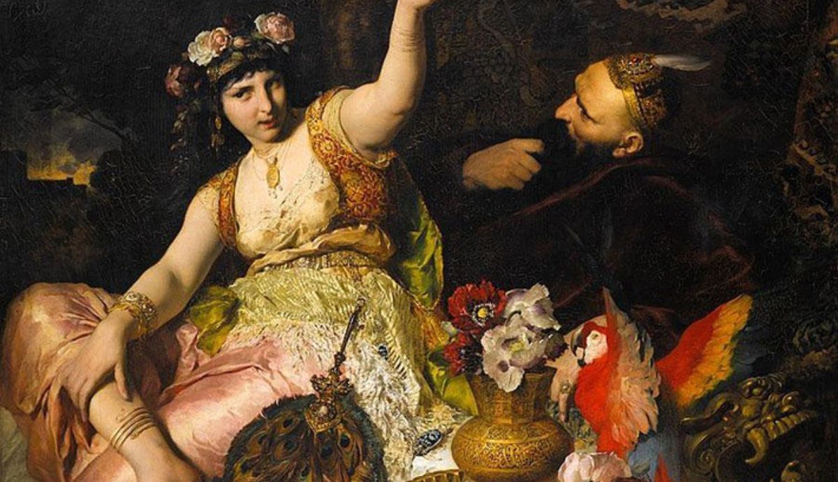 Escena de Las mil y una noches, obra de Ferdinand Keller.