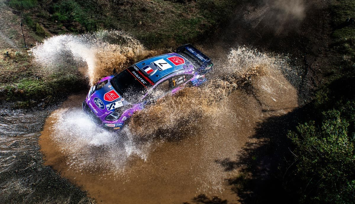 Gran rallye para Pierre Loubet (Ford), que llegó a liderar la clasificación el viernes. Foto Red Bull. Gran rallye para Pierre Loubet (Ford), que llegó a liderar la clasificación el viernes. Foto Red Bull.