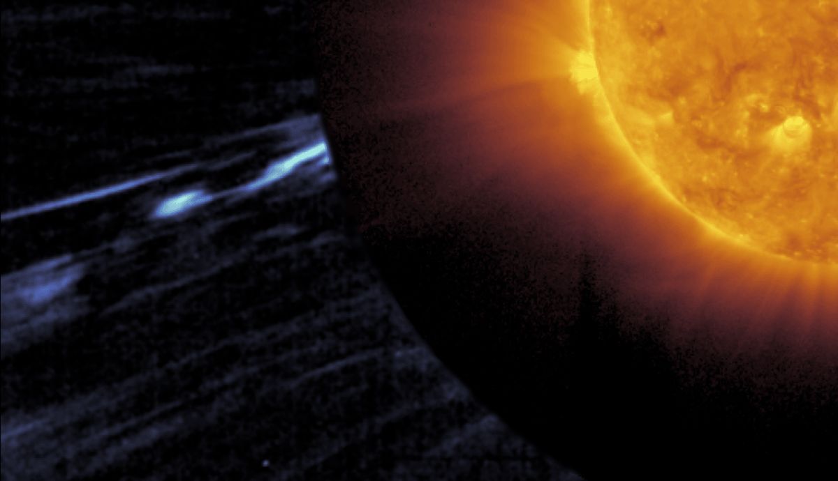 La nave Solar Orbiter ha captado por primera vez en la corona solar un fenómeno magnético conocido como switchback o latigazo solar.