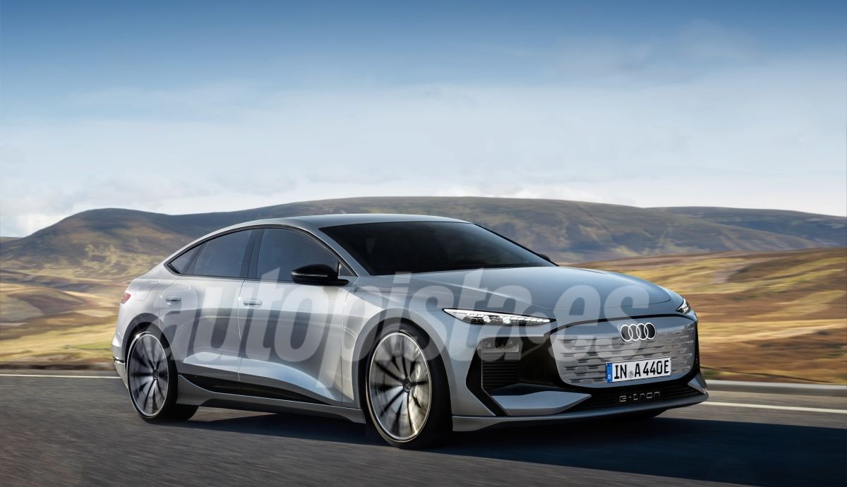 Audi A4 e tron 2024. Primera ilustración: Schulte.