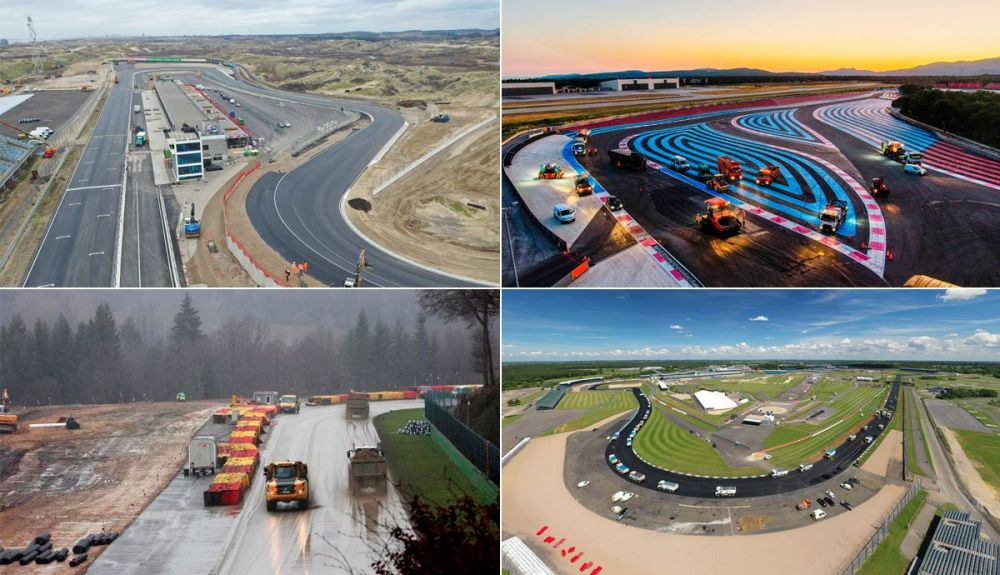 Circuitos de la F1 actual que pasaron recientemente por importantes obras de remodelación. Circuitos de la F1 actual que pasaron recientemente por importantes obras de remodelación.
