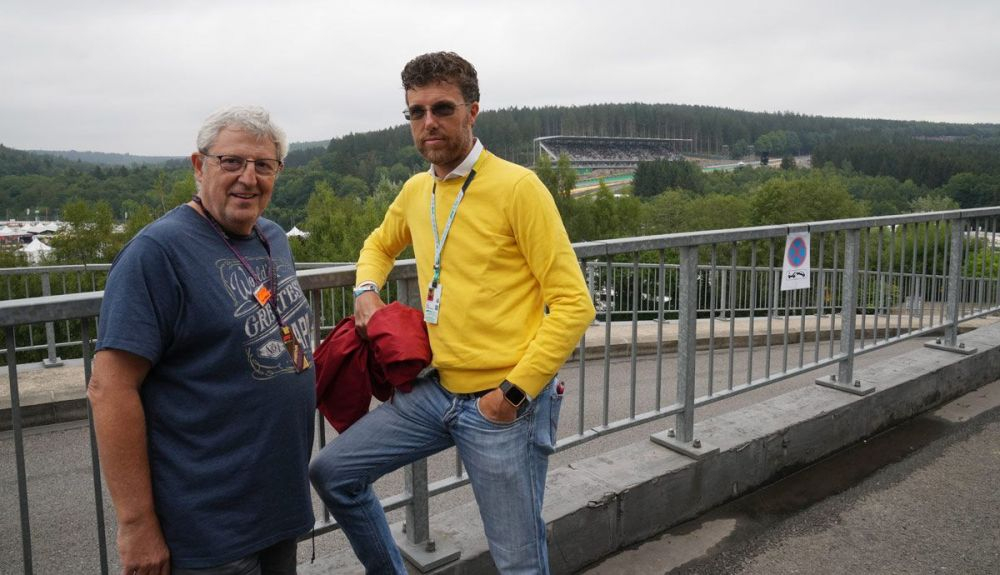 El enviado especial de AUTOPISTA al Mundial de F1, José María Rubio, junto a Jarno Zaffelli. El enviado especial de AUTOPISTA al Mundial de F1, José María Rubio, junto a Jarno Zaffelli.
