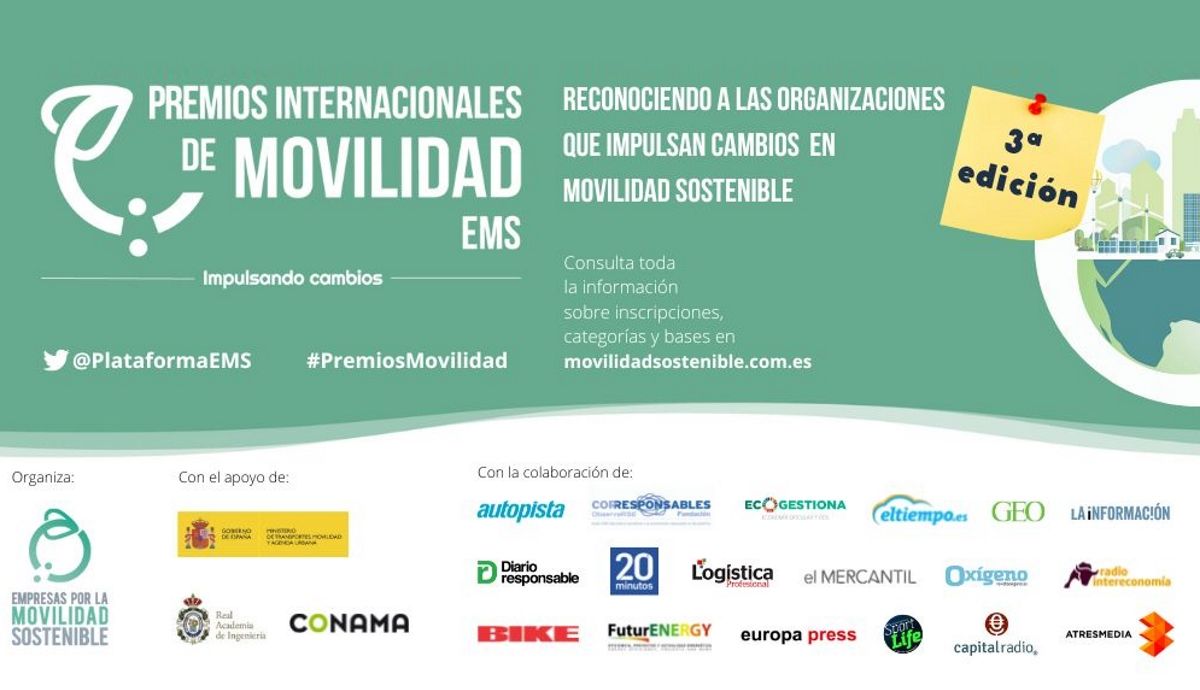 Premios Internacionales de Movilidad, categorías y plazos para presentar las candidaturas