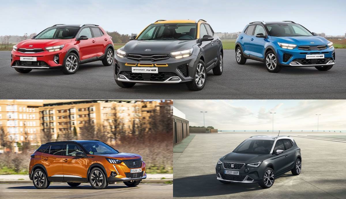 Kia Stonic frente a Peugeot 2008 y Seat Arona