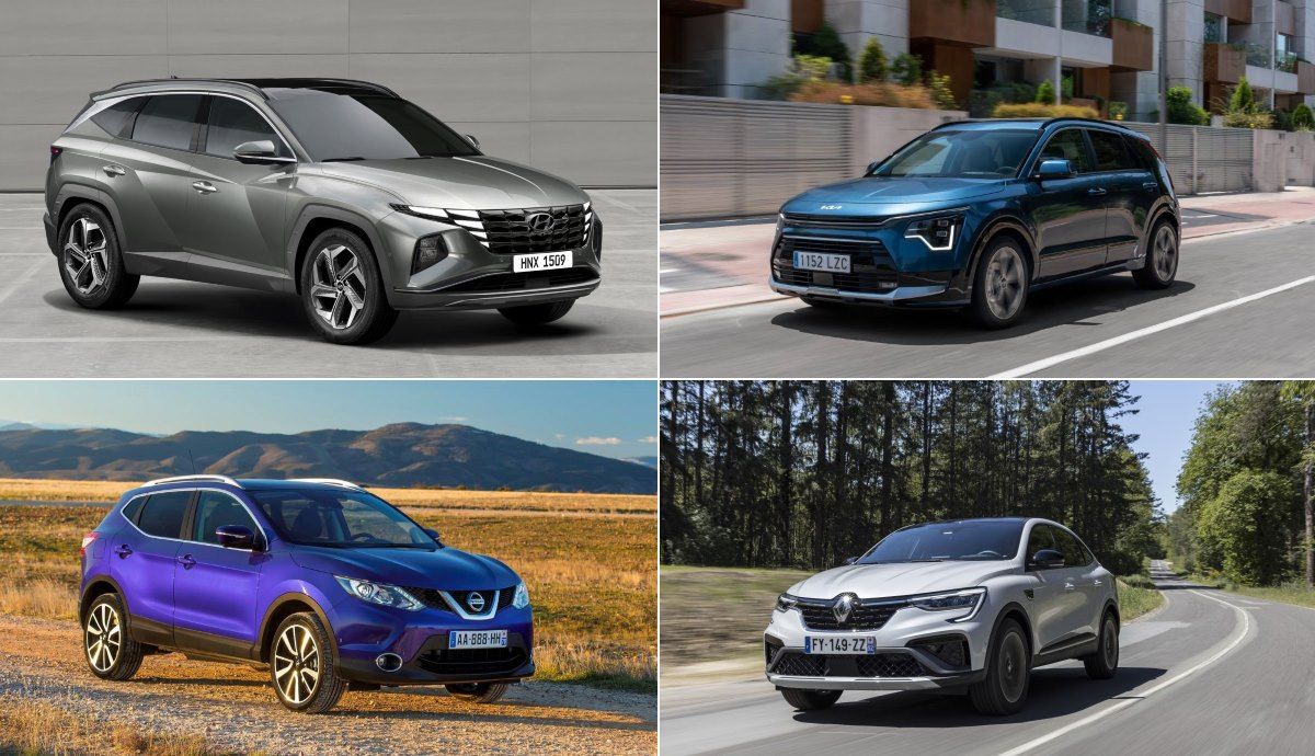 Los 10 mejores coches híbridos y eléctricos, ¡y con entrega rápida! Kia e Niro, Arkana, Tucson…  