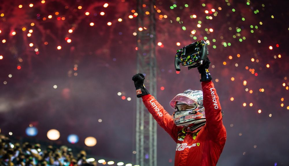 Sebastian Vettel es el piloto que ha ganado más veces en Singapur