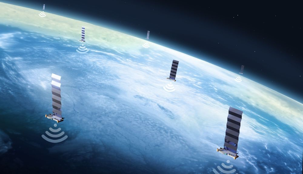 Imagen del proyecto Starlink, de la empresa Space X, fundada por Elon Musk. Imagen del proyecto Starlink, de la empresa Space X, fundada por Elon Musk.