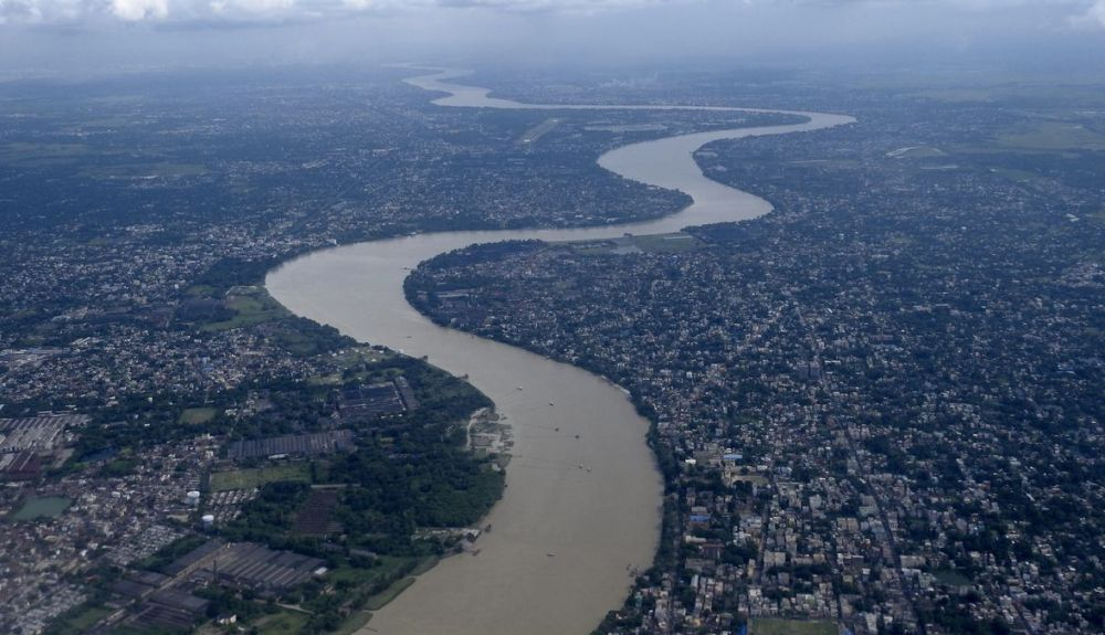 Río Ganges a su paso por Calcuta. Río Ganges a su paso por Calcuta.