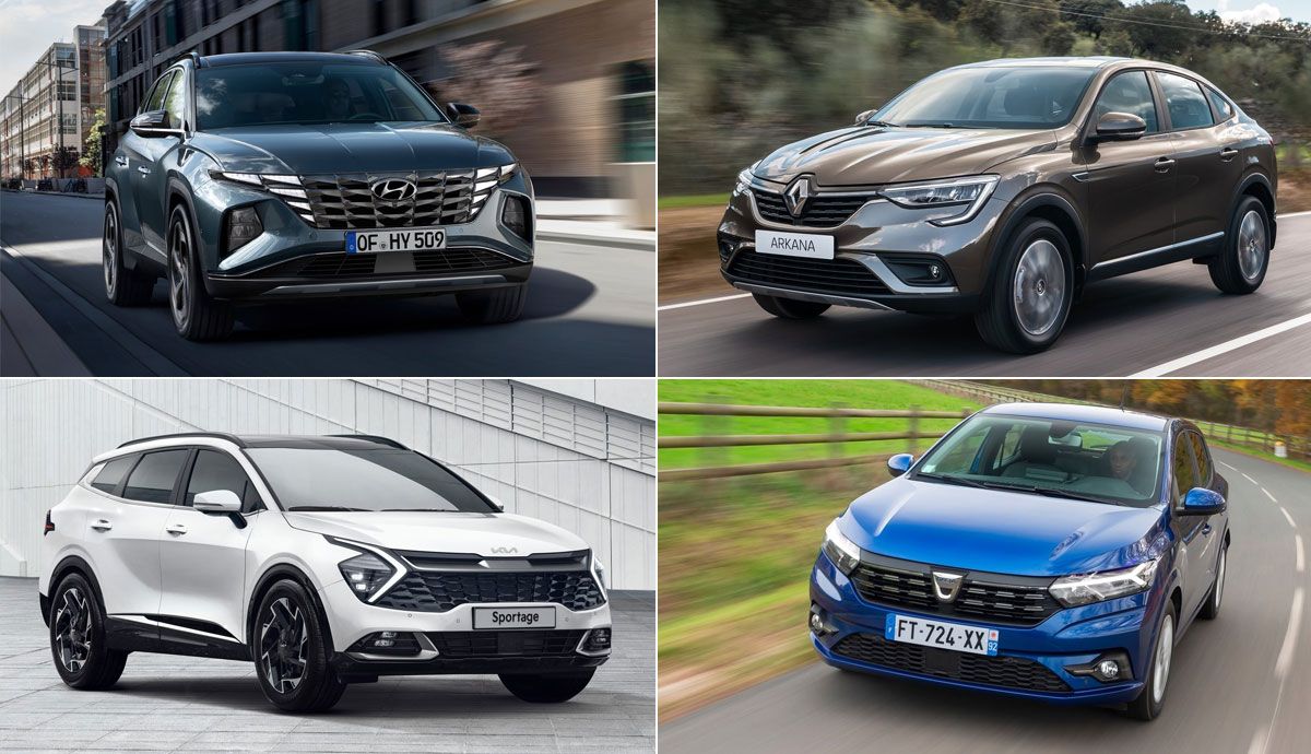 Los coches más vendidos en el pasado mes de septiembre de 2022 en España.
