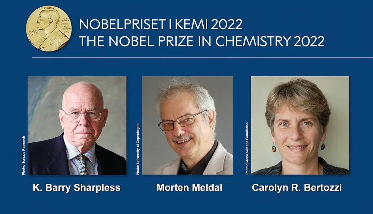 Los galardonados con el Premio Nobel de Química.