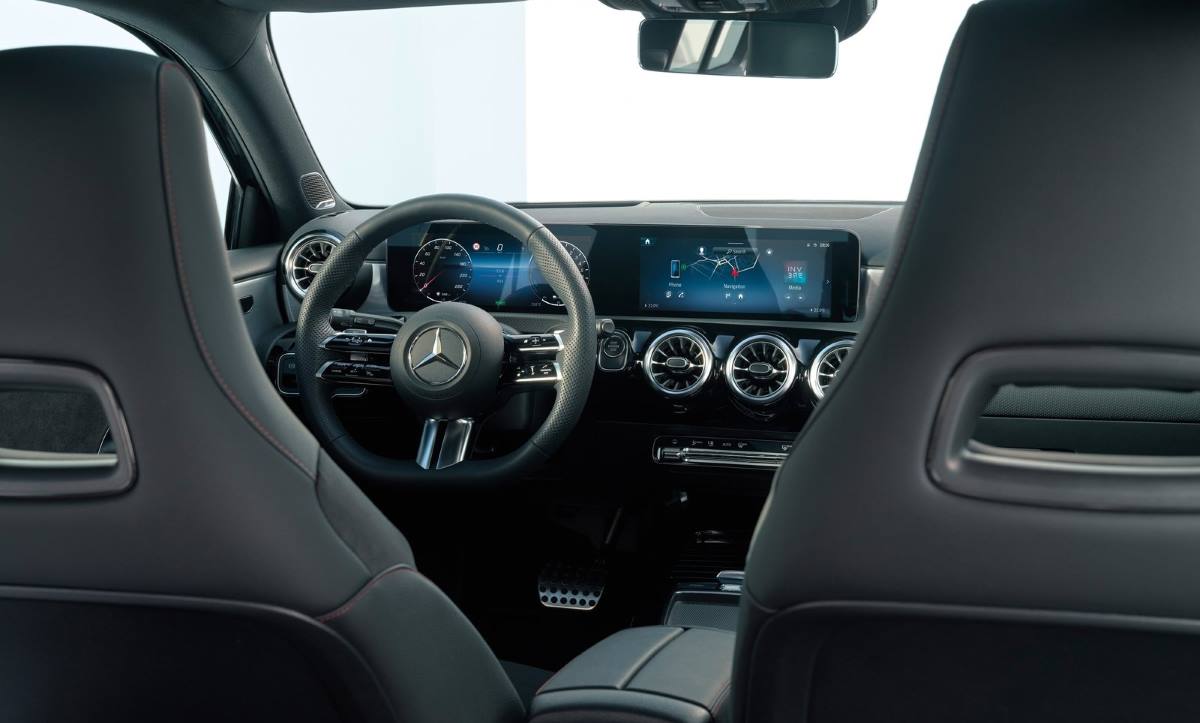 Interior del Mercedes Clase A