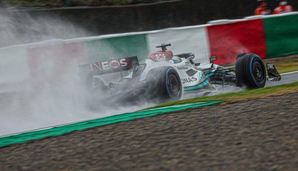 George Rusell (Mercedes) dominó la segunda sesión libre en Suzuka