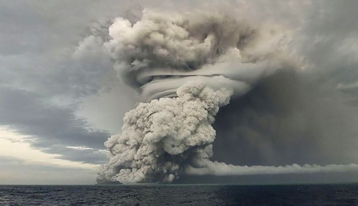 El Hunga Tonga entró en erupción el pasado mes de enero.