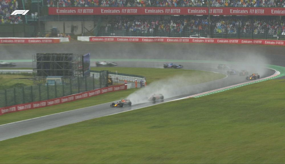 1 Salida de la carrera con Verstappen y Leclerc en las dos primeras posiciones 1 Salida de la carrera con Verstappen y Leclerc en las dos primeras posiciones