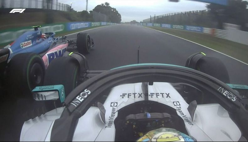 5 Hamilton atacó a Ocon igual que Alonso a Vettel