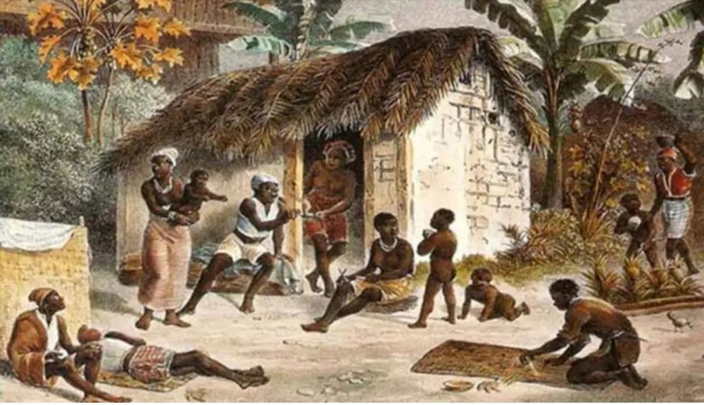 Imagen de un antiguo quilombo. Imagen de un antiguo quilombo.