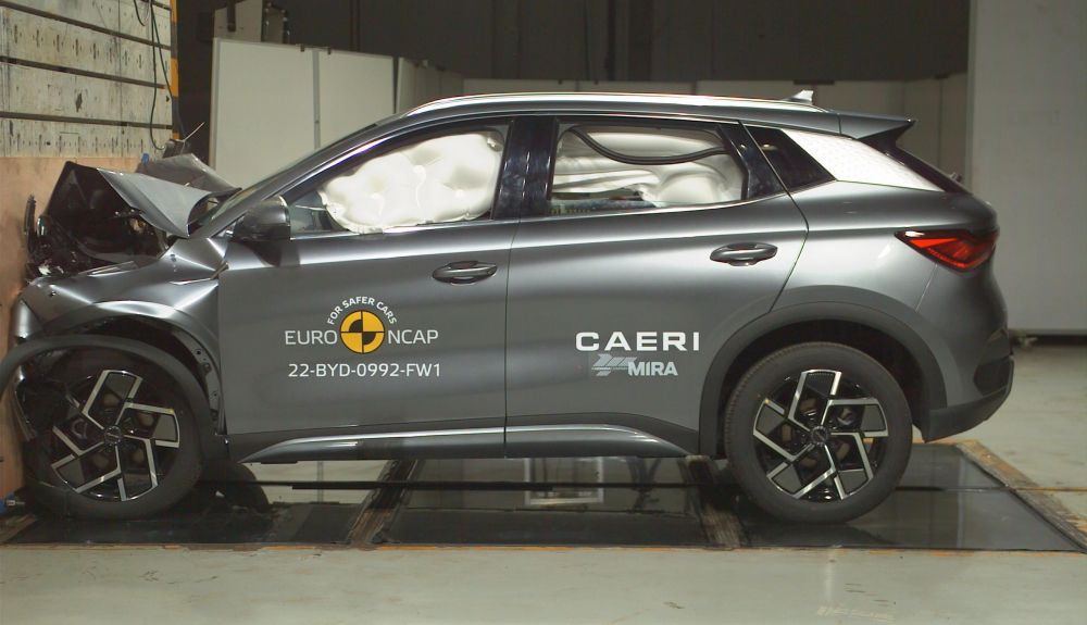 El SUV BYD Attos 3 obtiene 5 estrellas Euro NCAP