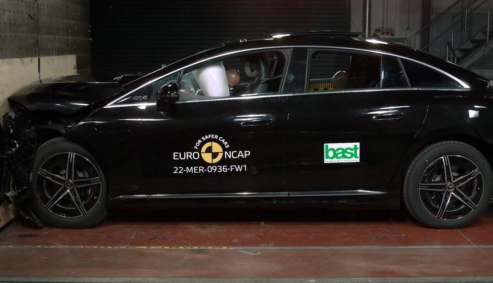 El Mercedes EQE es el coche más seguro hasta la fecha según Euro NCAP
