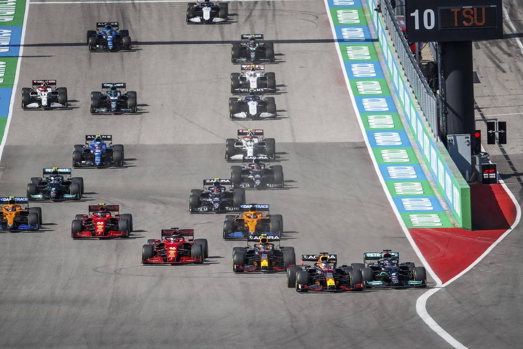 Salida del GP de Estados Unidos de 2021