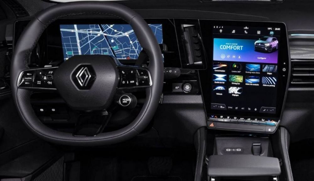La configuración del salpicadero en el nuevo Espace debería cambiar poco respecto al Austral La configuración del salpicadero en el nuevo Espace debería cambiar poco respecto al Austral