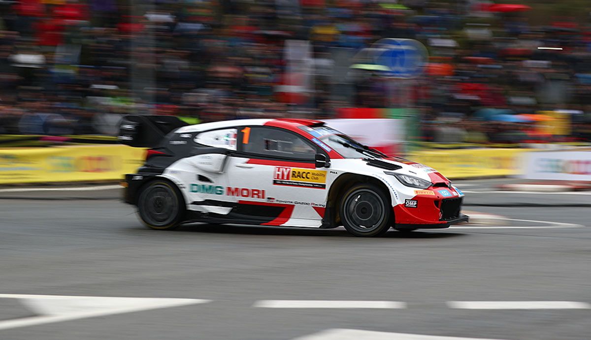 Este viernes arrancan las hostilidades en el Rally RACC 2022 Rally de España, con Sordo y Ogier de nuevo en acción. Foto: Toyota WRT.