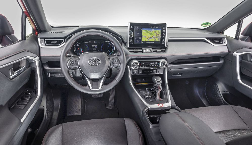 Interior del actual Toyota RAV4