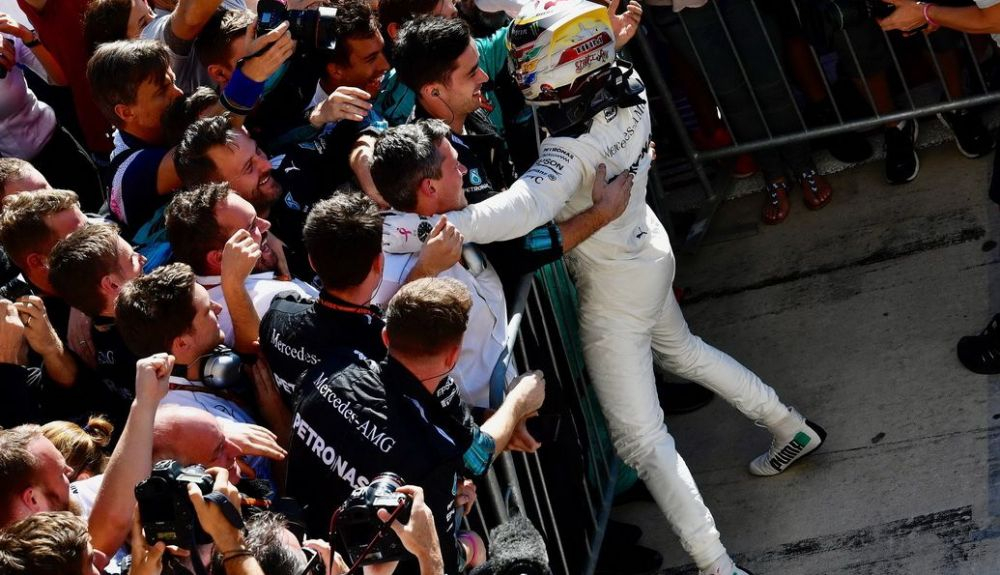 Lewis Hamilton es el piloto que más victorias ha conseguido en el GP de USA un total de 6 Lewis Hamilton es el piloto que más victorias ha conseguido en el GP de USA un total de 6