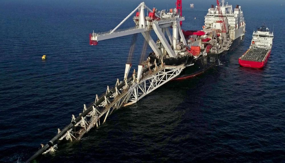 El gasoducto Nord Stream 2 se instaló en el Mar Báltico en 2018. El gasoducto Nord Stream 2 se instaló en el Mar Báltico en 2018.