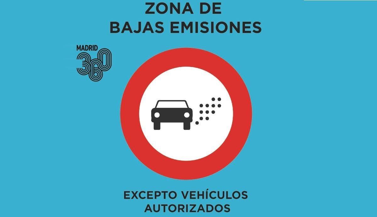 Así funcionan las pegatinas de la DGT obligatorias para entrar en coche al  centro de Madrid