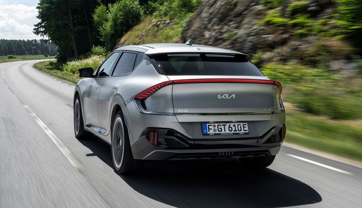 El SUV eléctrico Kia EV6 también ha recibido actualizaciones para 2023