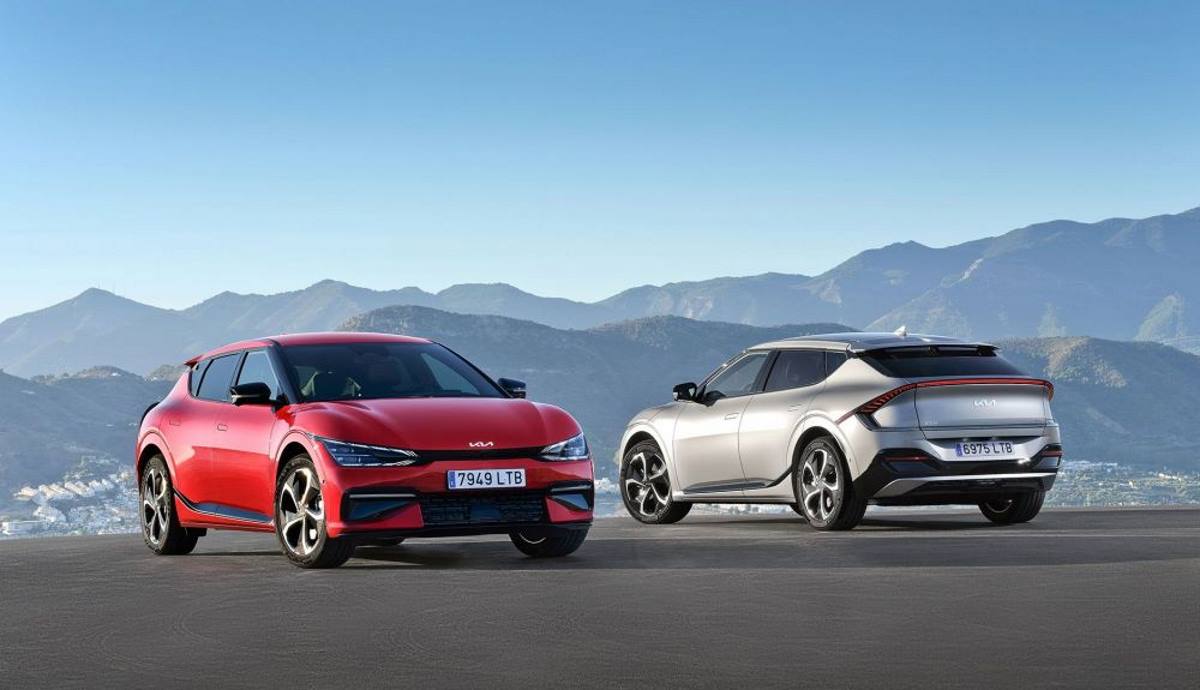 Los nuevos e inéditos EV4 y EV5 se sumarán al EV6 en la imagen en la gama de coches eléctricos de Kia