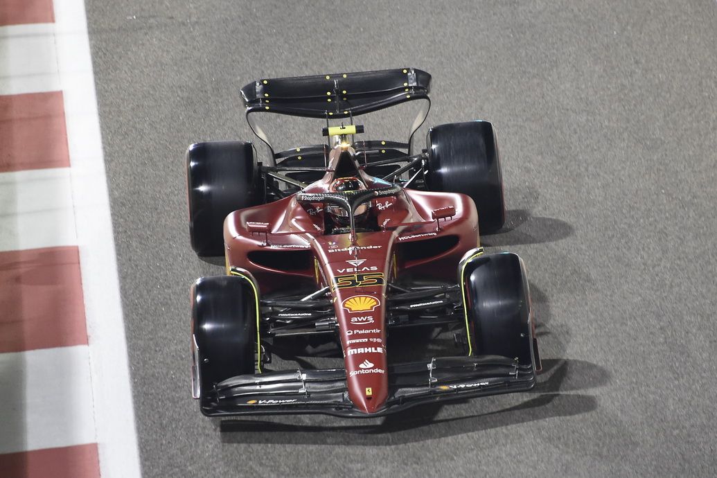 Carlos Sainz (Ferrari) fue cuarto en la calificación de Abu Dabi