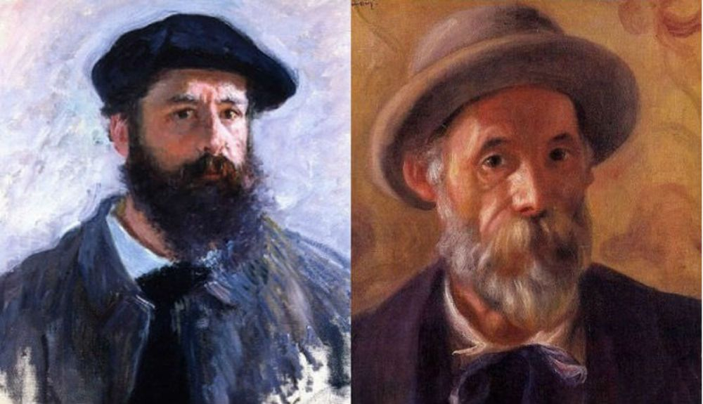 Monet y Renoir fueron grandes amigos.