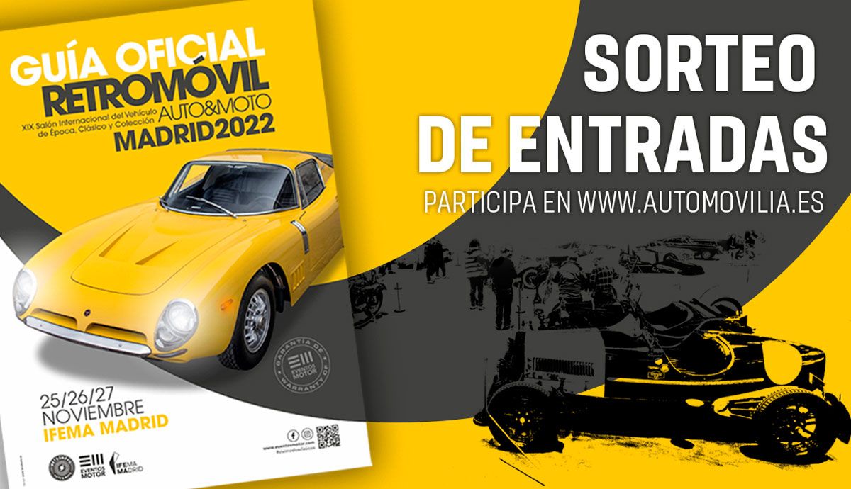 Así puedes ganar una entrada doble para asistir gratis al Retromóvil Madrid 2022.