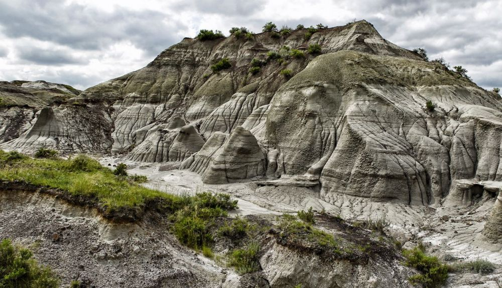 Estos restos se hallaron en Dinosaur Provincial Park, en Alberta, Canadá.