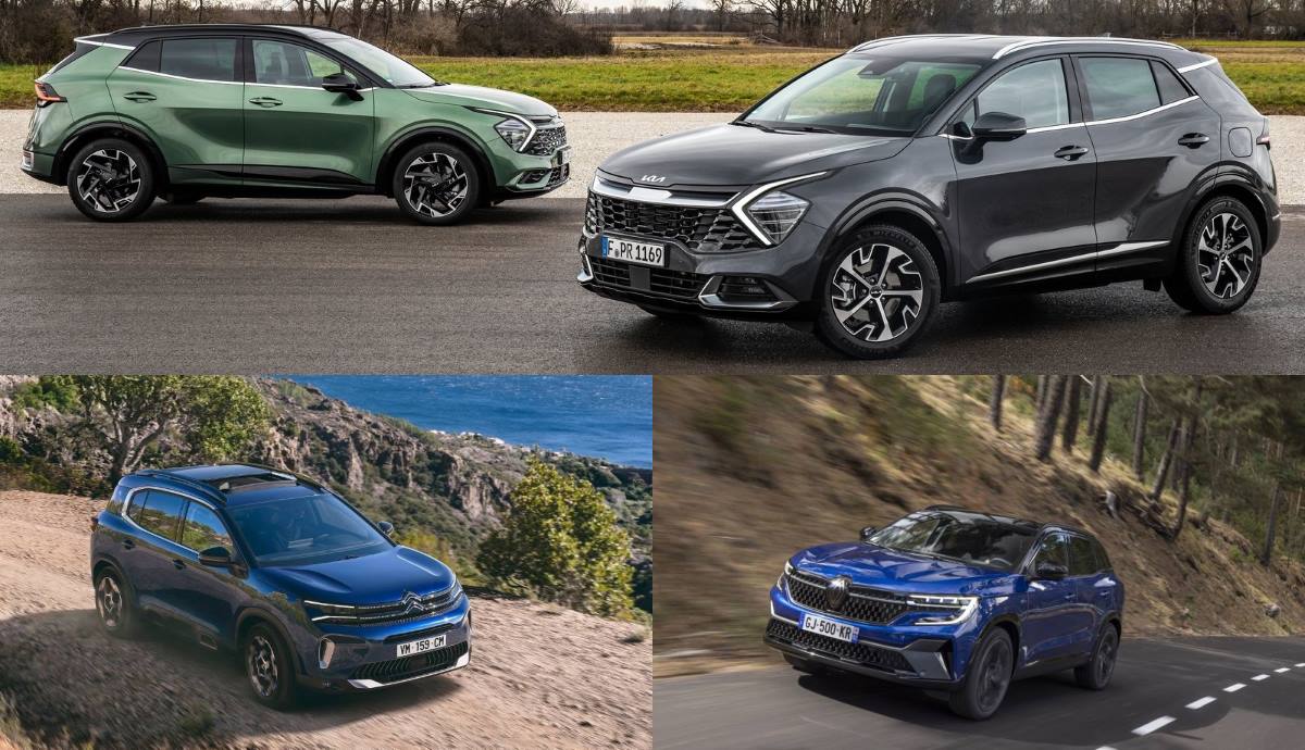 Kia Sportage, Citroën C5 Aircross y Renault Austral