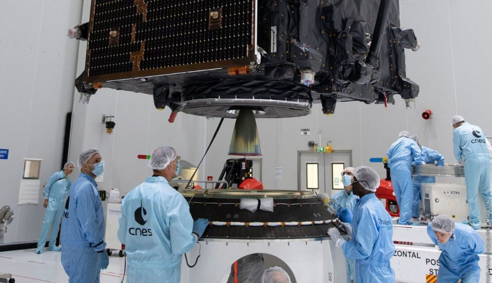 El nuevo satélite, antes de ser lanzado el pasado 13 de diceimbre. El nuevo satélite, antes de ser lanzado el pasado 13 de diceimbre.
