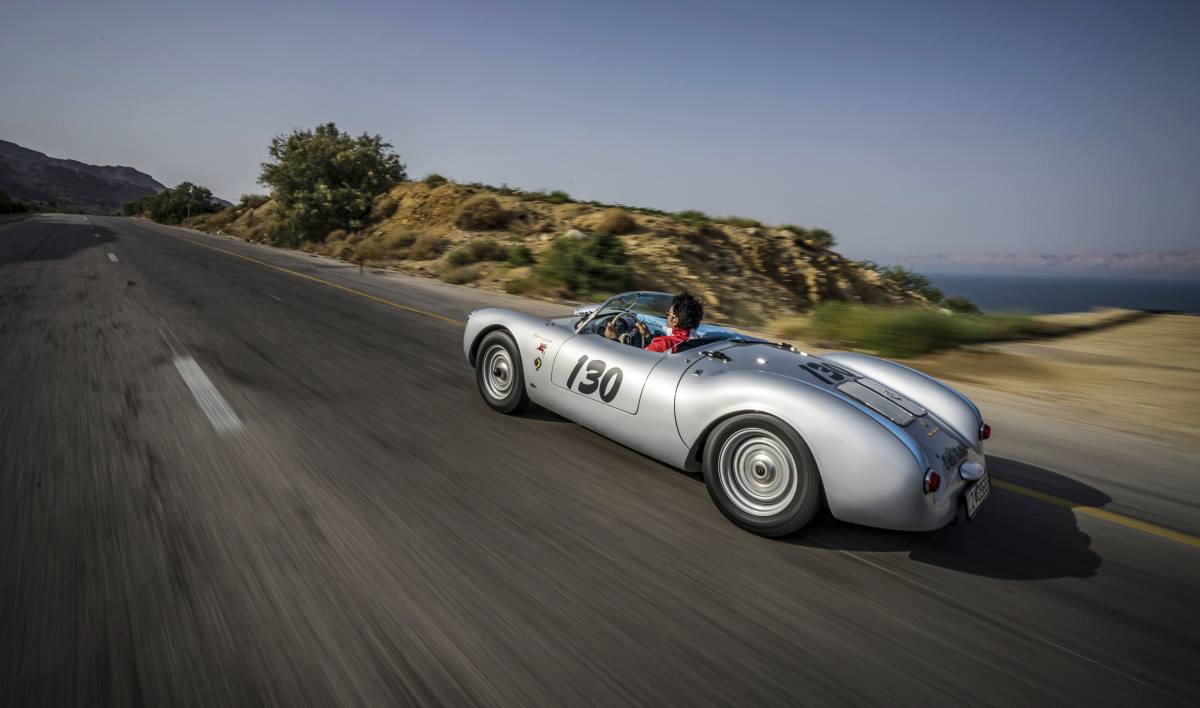 PORSCHE 550 SPYDER REPLICA EN EL MAR MUERTO (5)