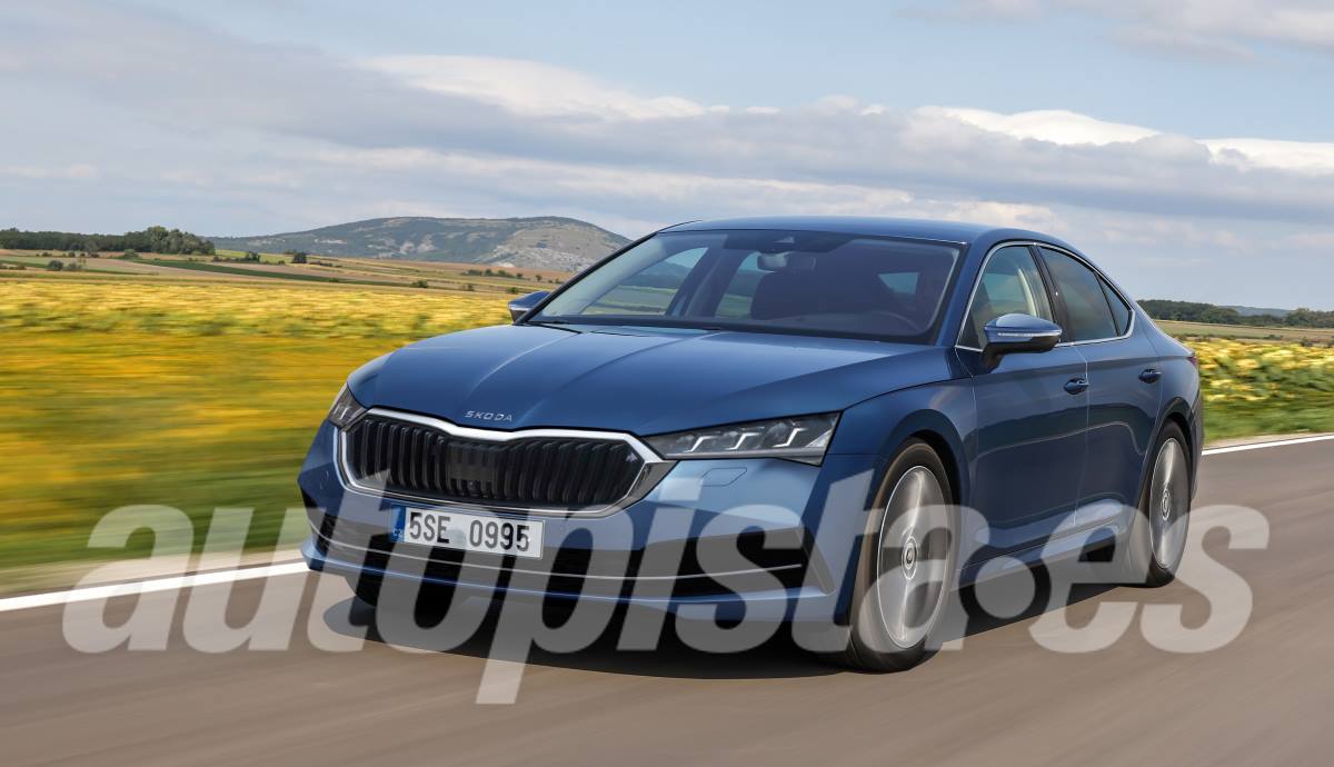 Skoda Superb 2023 según nuestro ilustrador Schulte