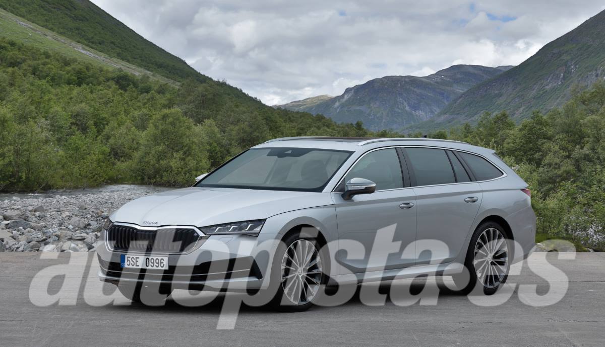 Skoda Superb Combi 2023 según nuestro ilustrador Schulte
