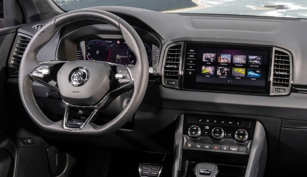 Imagen del interior del Skoda Karoq 2023 Imagen del interior del Skoda Karoq 2023