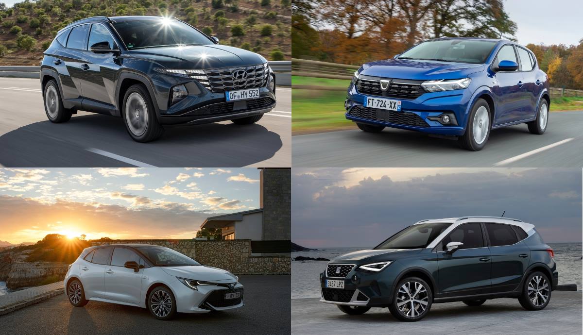 Hyundai Tucson, Dacia Sandero, Seat Arona y Toyota Corolla, los coches más vendidos en España en 2022