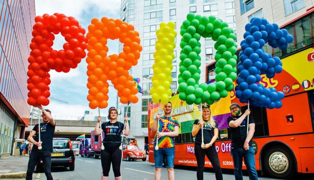 Día del Orgullo en Belfast. Día del Orgullo en Belfast.
