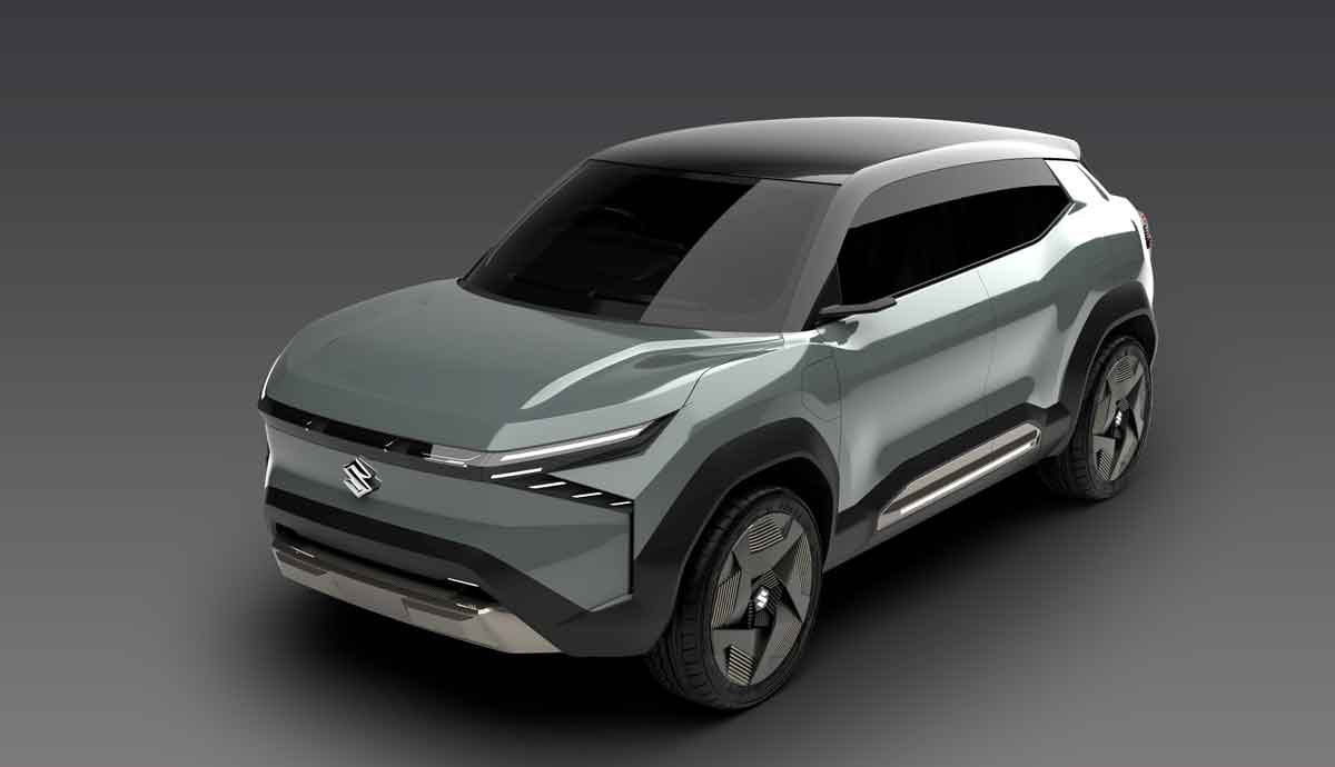 Con el prototipo eVX Suzuki anticipa cómo será su primer coche eléctrico, a la venta a partir de 2025. Su formato, un SUV de 4,30 m de longitud