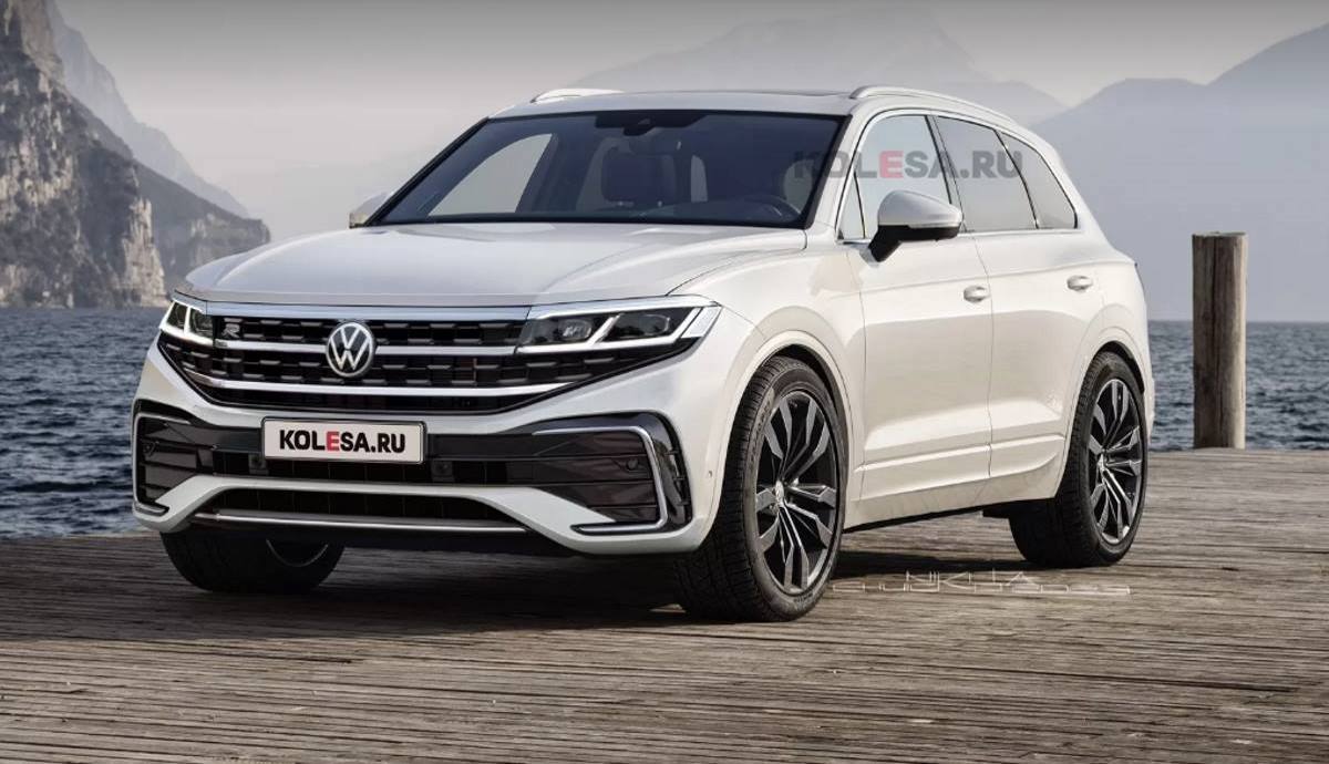 VW Touareg 2023 según la ilustración de kolesaru