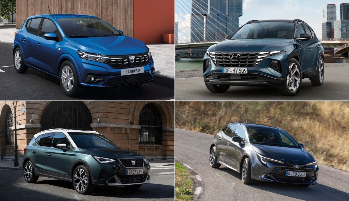 Las compras maestras, los coches más vendidos de todo el año en España, por categorías