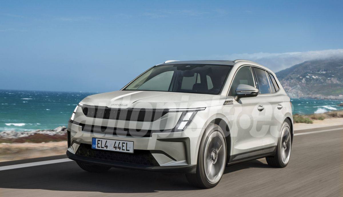 Skoda Elroq 2024 según nuestro ilustrador Schulte