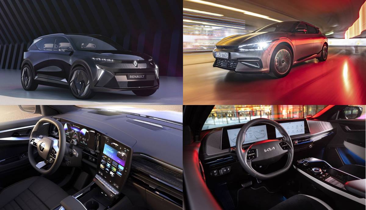 Renault Scenic frente a Kia EV6