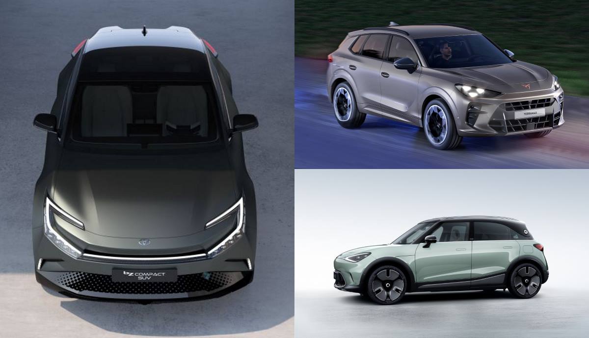 Toyota bZ, Cupra Terramar y Smart #1