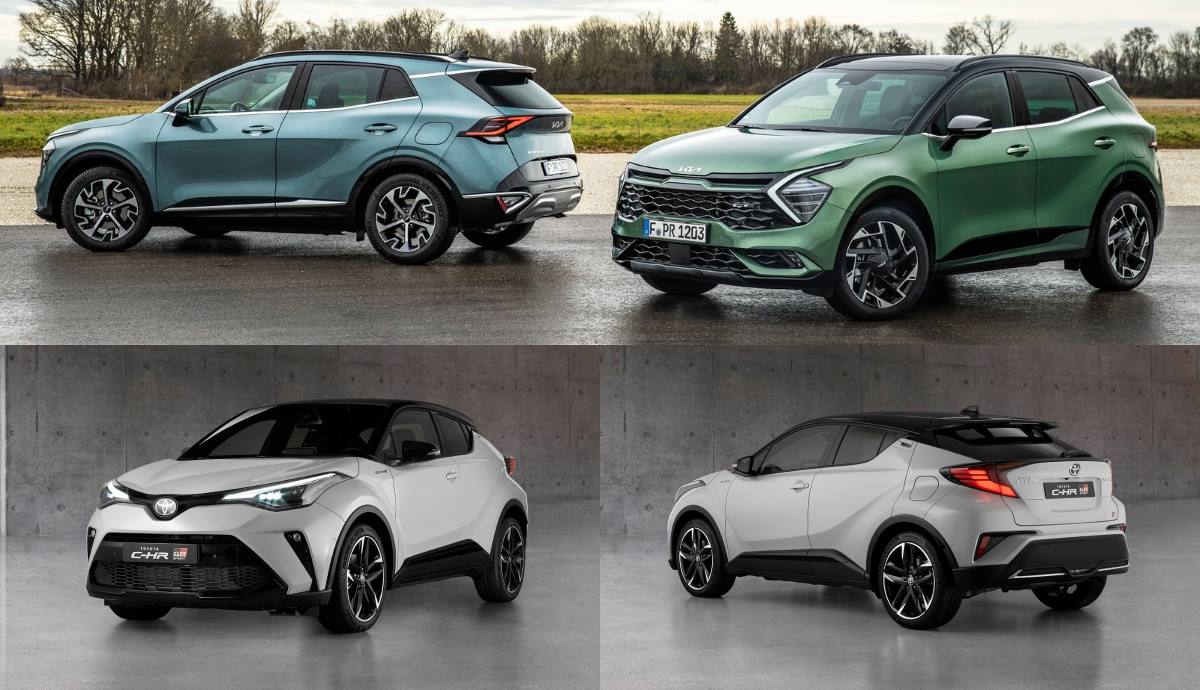 Kia Sportage y Toyota C HR